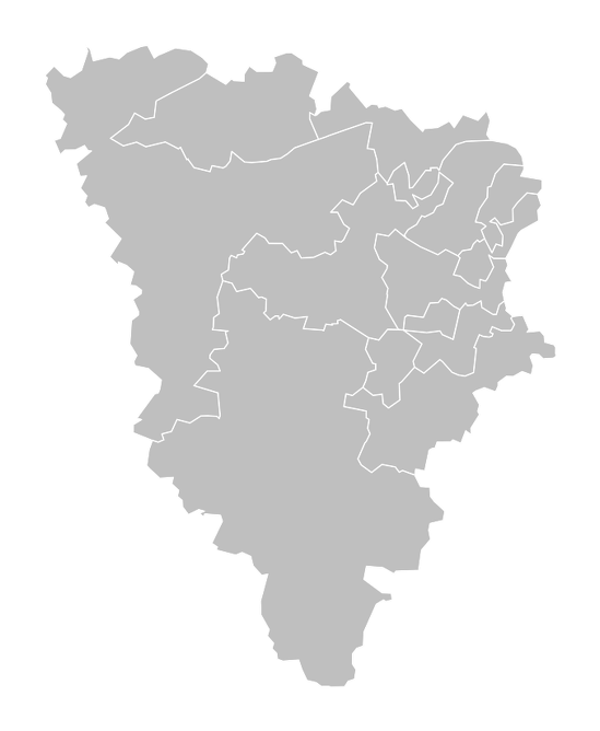 Carte des circonscriptions législatives réalisées par Jérôme Cukier - CC-BY-SA