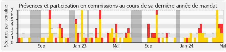 Participation commissions-legislature de Cyrille Isaac-Sibille